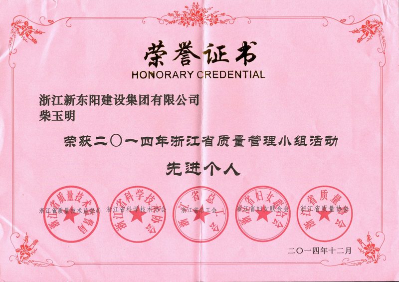 浙江新東陽(yáng)建設(shè)集團(tuán)有限公司